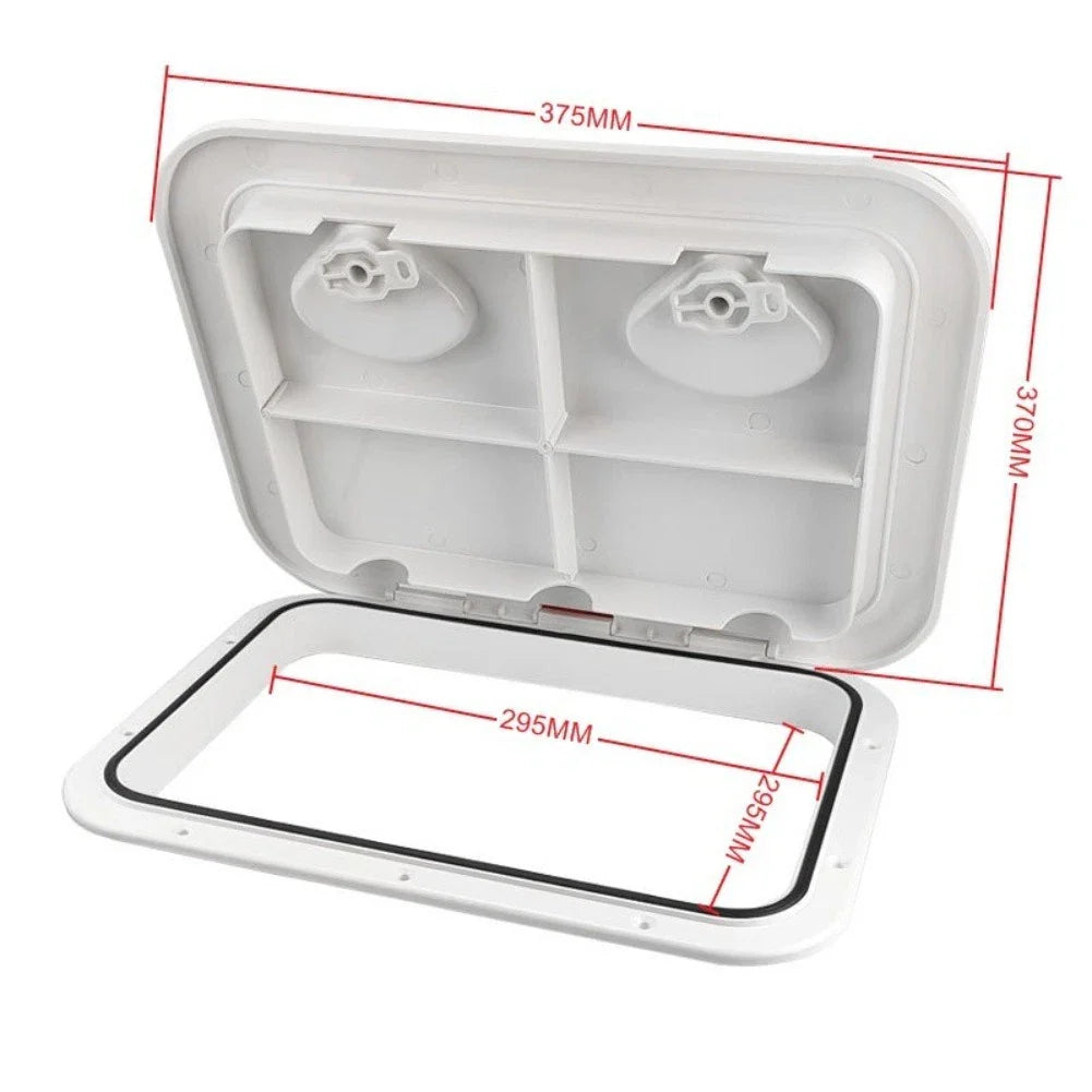 Boat Deck Inspection Hatch 370x375mm Marine Plastic for Boats