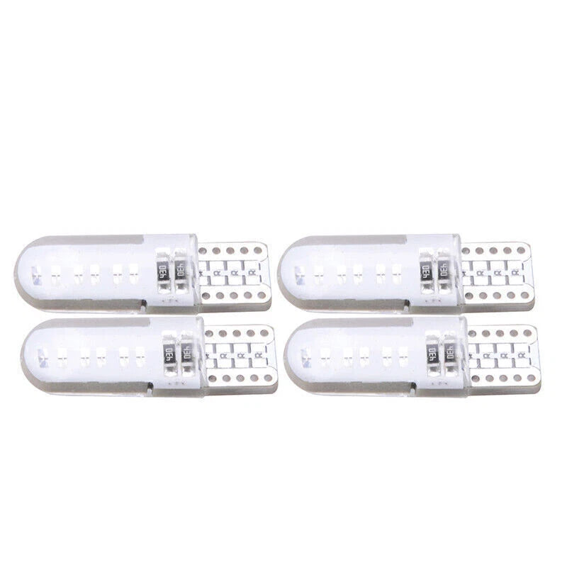 4 x T10 194 W5W COB 2835 SMD 12LED Car License Light Bulbs for Universal (N/A)