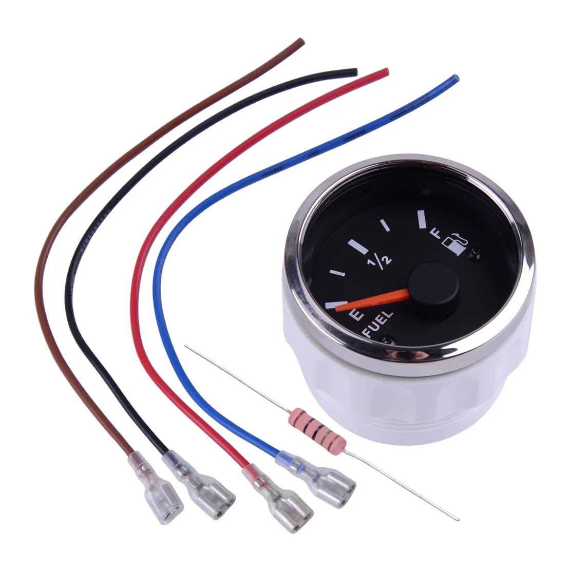 52mm Gas Fuel Level Gauge for Car Marine Boat Fuel Tank Indicator (12V-24V)