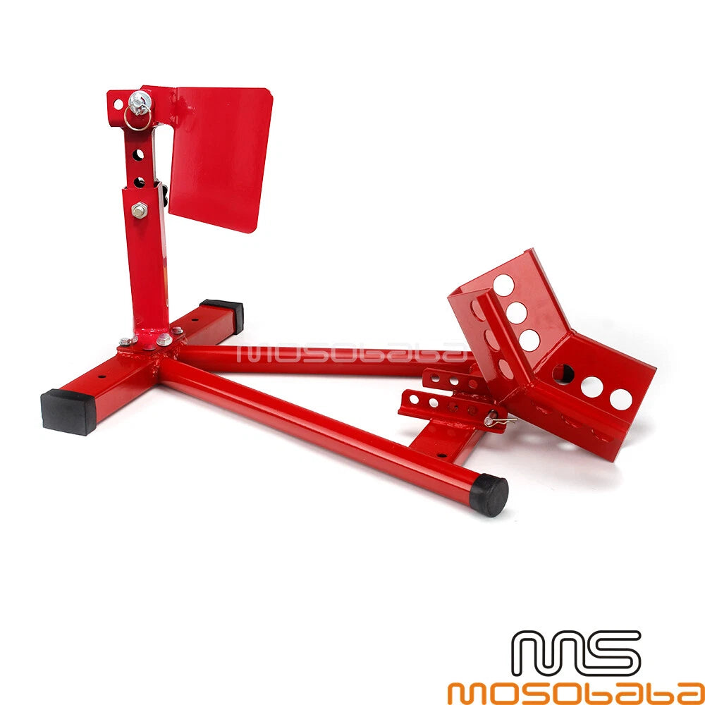 Heavy Duty Front Motorcycle Wheel Chock Stand for 15-20" Tire (15-20)