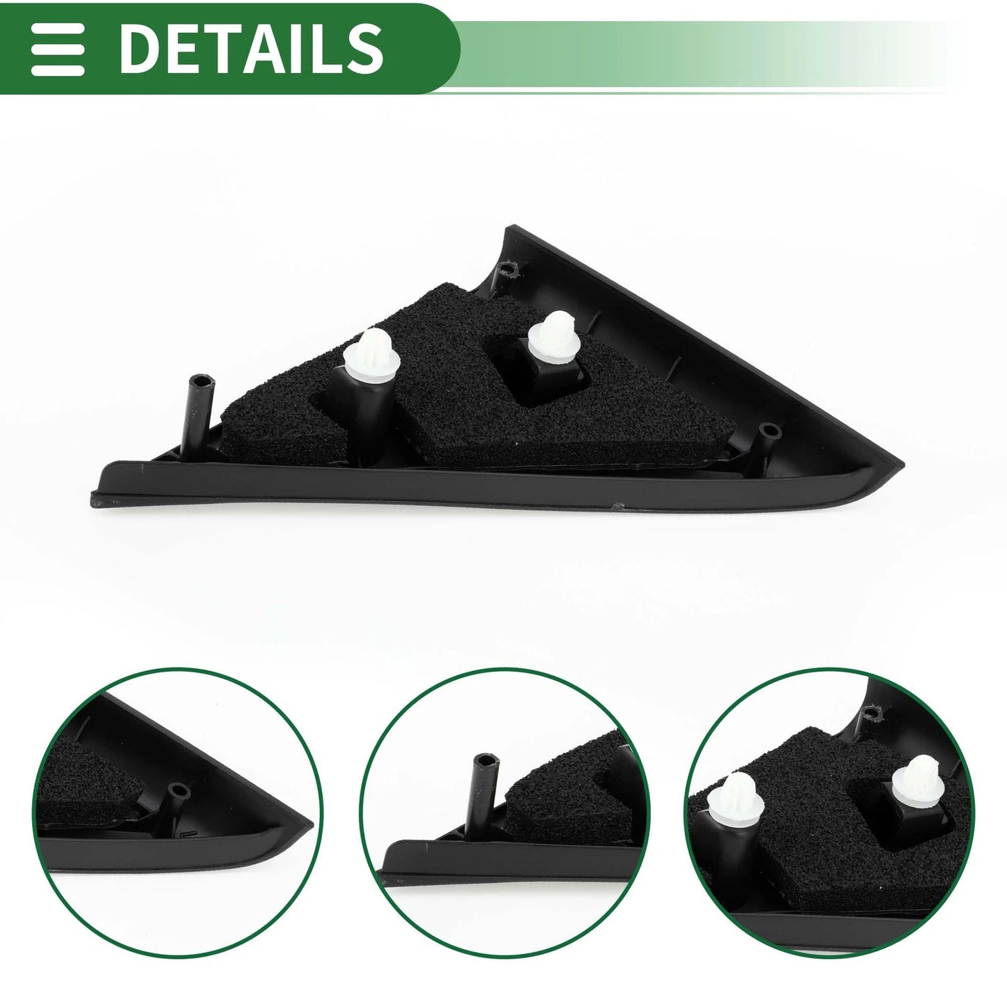 Front Right Pillar Corner Triangle Trim for Toyota Camry (2007-2011)