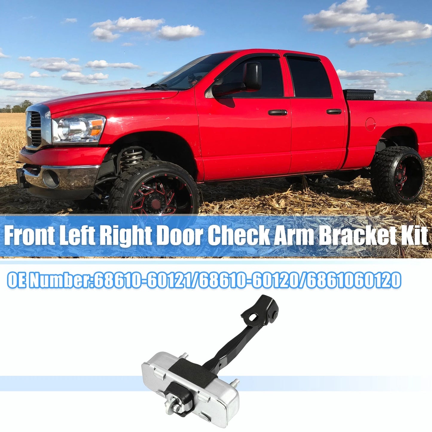 Front Door Hinge Check Arm Stop Strap for Toyota 4Runner (2010-2016)