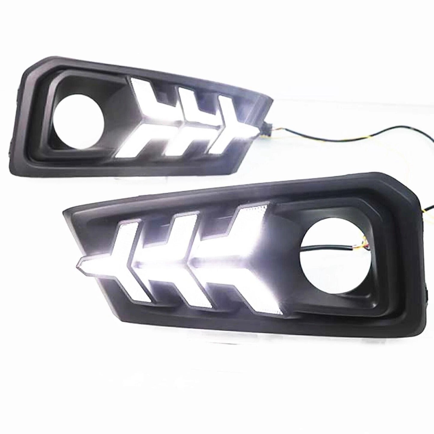 DRL Daytime Running Lights for Honda Amaze (2018-2021) 1 x Pair Amber White