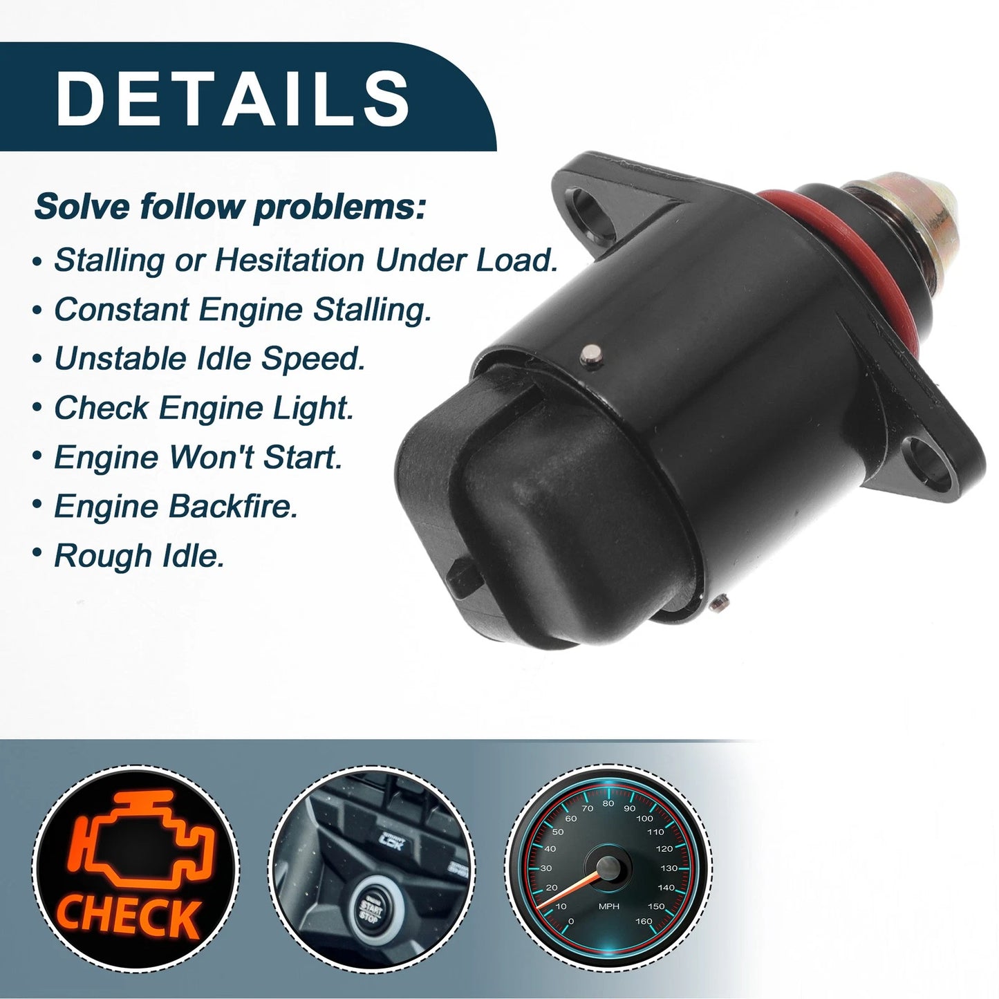Idle Air Control Valve for Acura SLX (1996-1999)