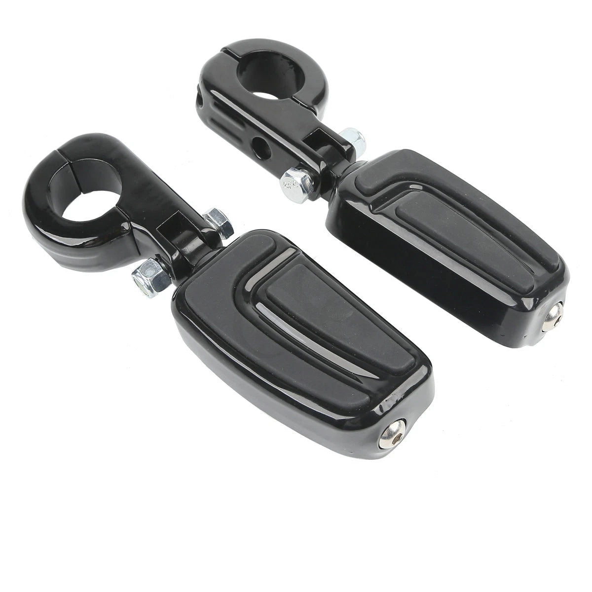 1 1/4" Highway Bar Foot Pegs for Harley Softail Fatboy Deluxe