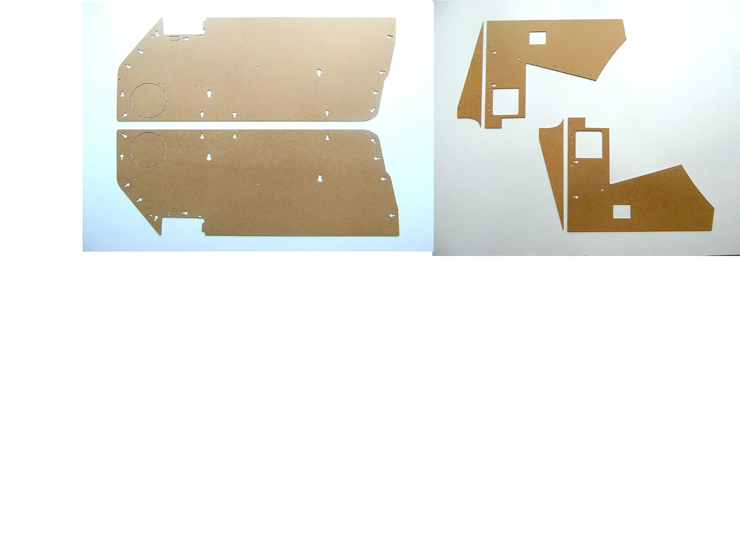 2 x Door & Rear quarter panels for Jaguar XJC, XJ6, XJ12 Coupe (1975–1978)