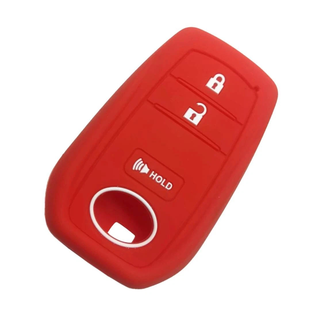 Red Remote Key Cover for Toyota Corolla, Prius, Cross, Prime (2020-2023)
