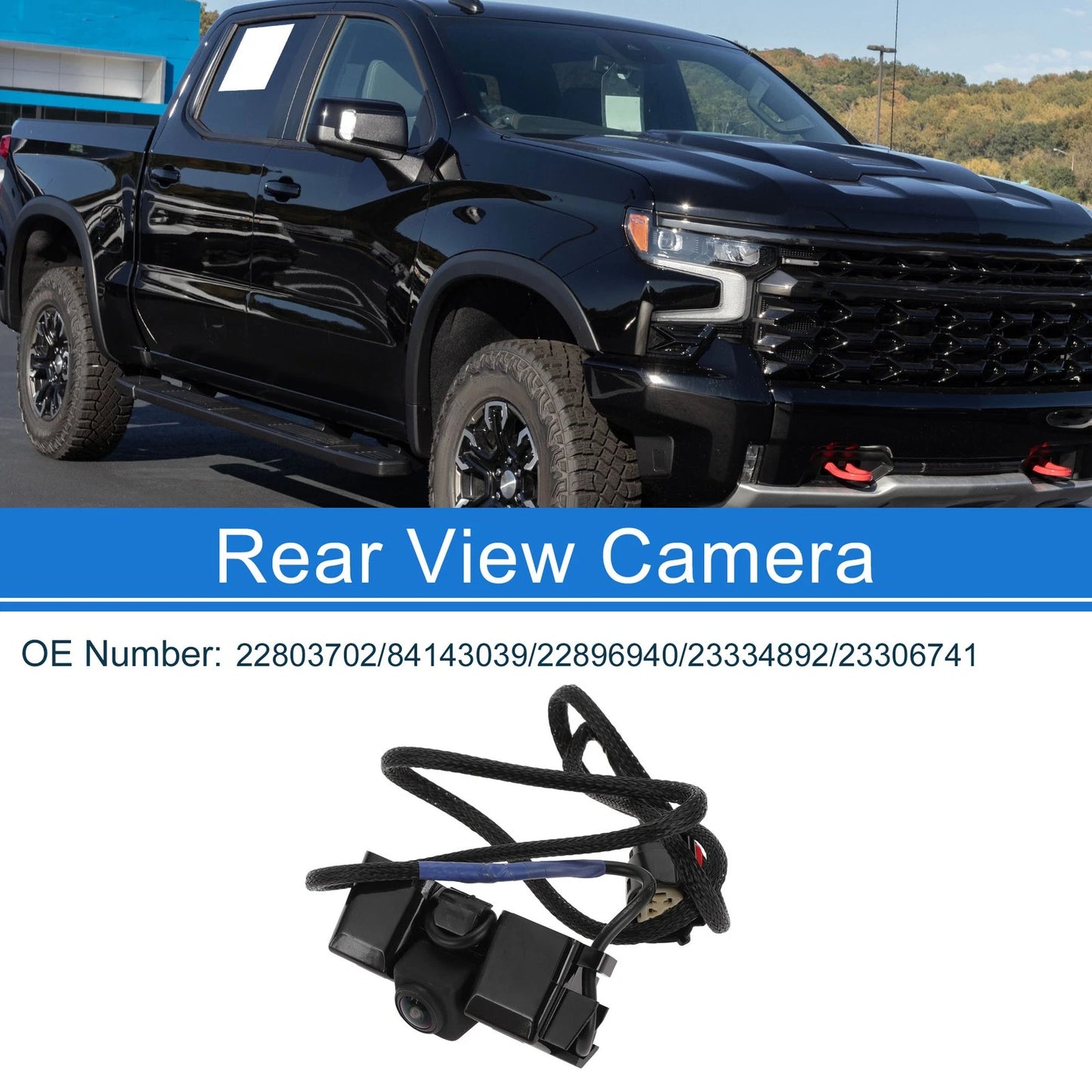 Rear View Camera 120-180 Degree for Chevrolet Silverado