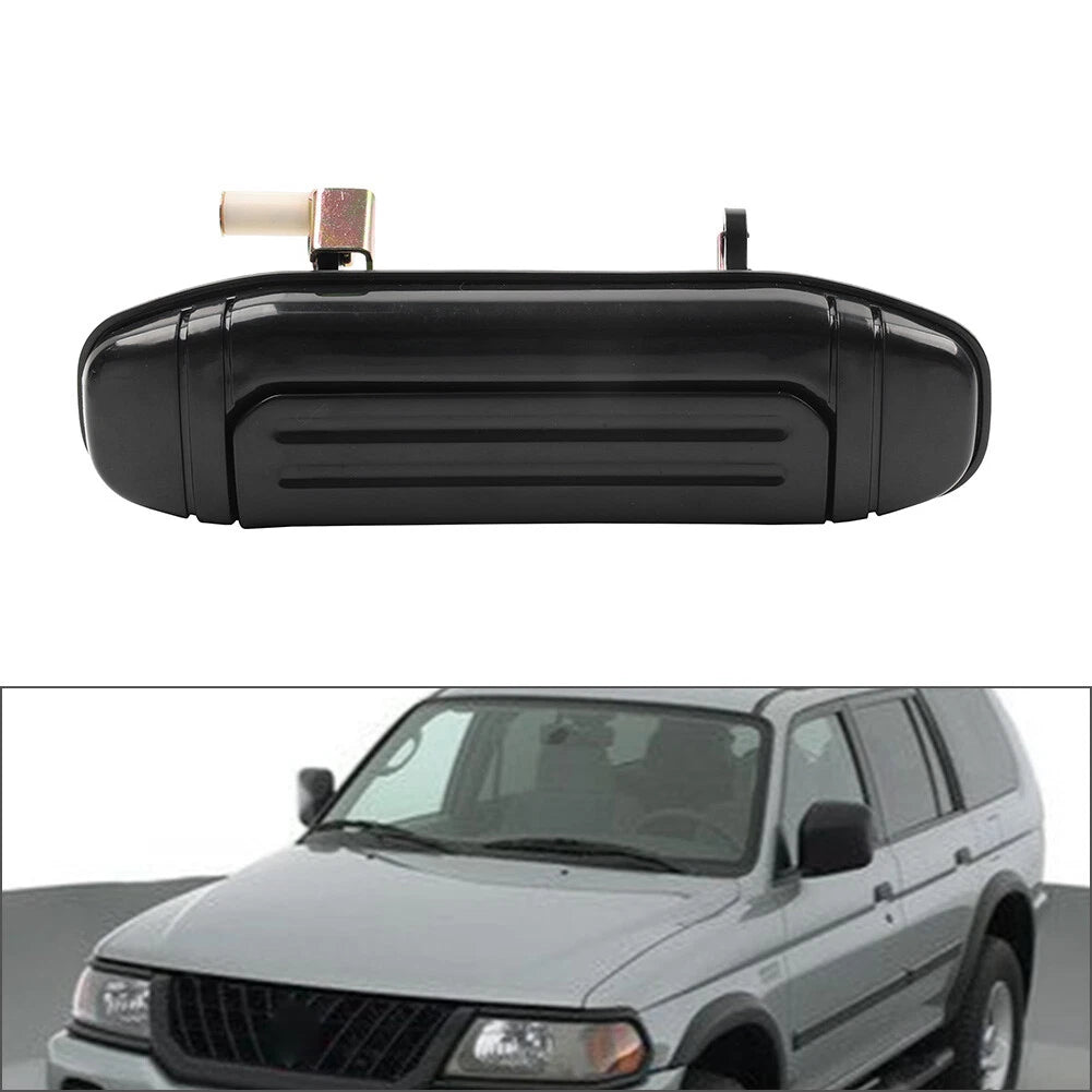 Black Rear Right Outer Door Handle for Mitsubishi Pajero (1992-1998)