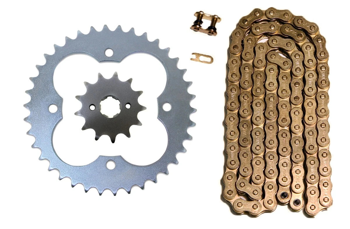 Gold 520x86 Drive Chain & 13/38 Sprockets for Honda TRX300EX & TRX300X Sportrax