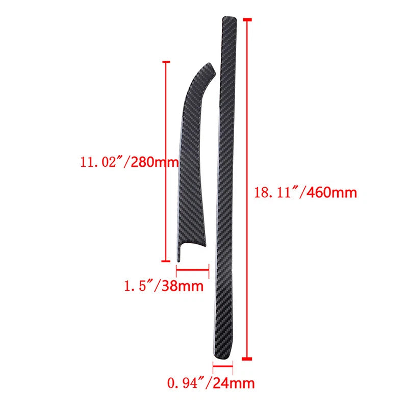 Real Carbon Fiber Center Interior Trim Decor Cover for BMW 3 4 Series (2012-2020)