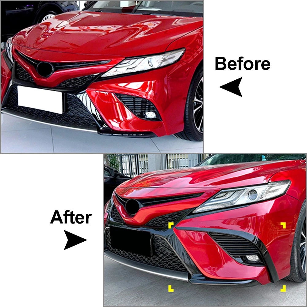 Front Bumper Fog Light Lamp Cover Trim for Toyota Camry Sport (2018-2020)