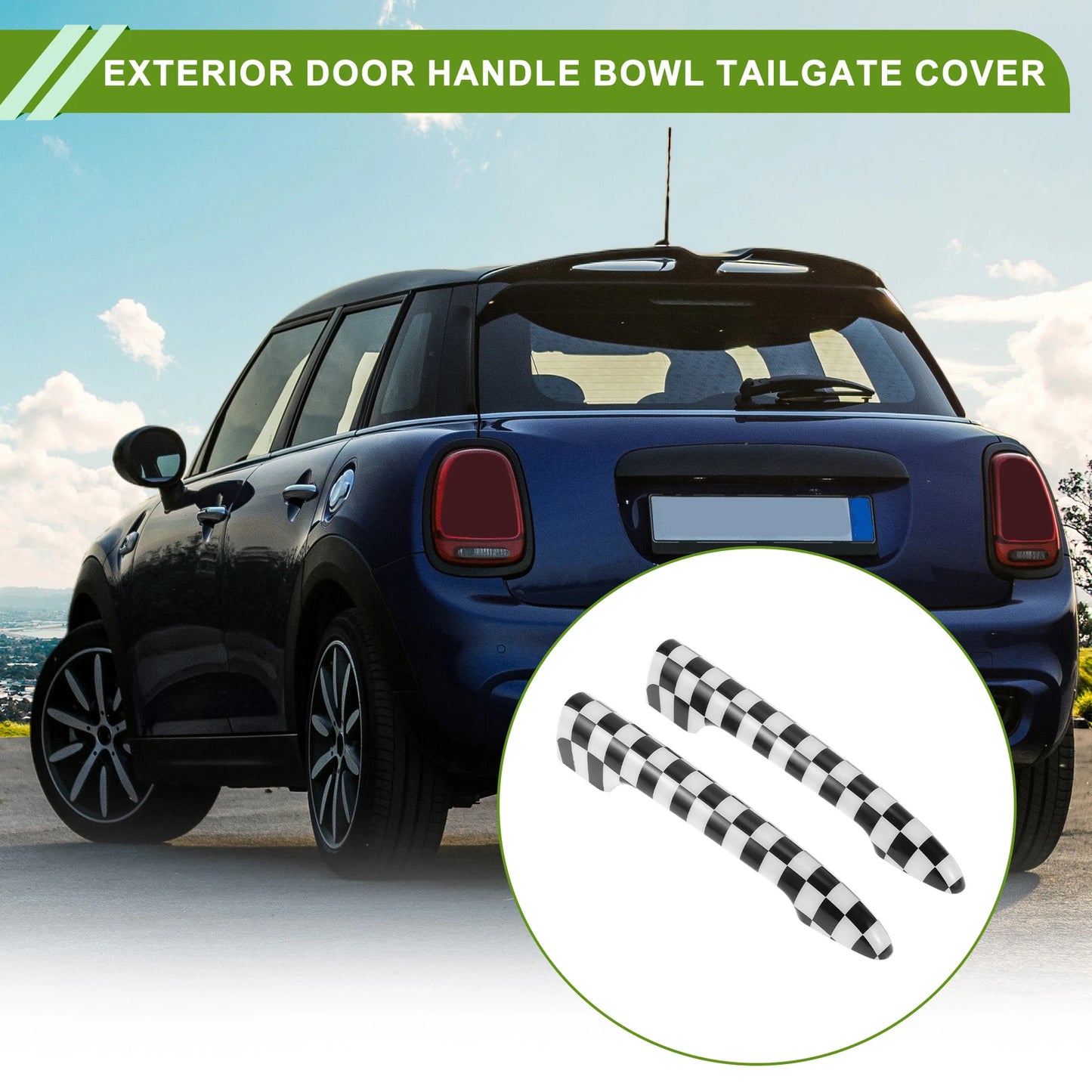 Rear Trunk Door Tailgate Handle Cover for BMW Mini Cooper F54 Clubman (14+)