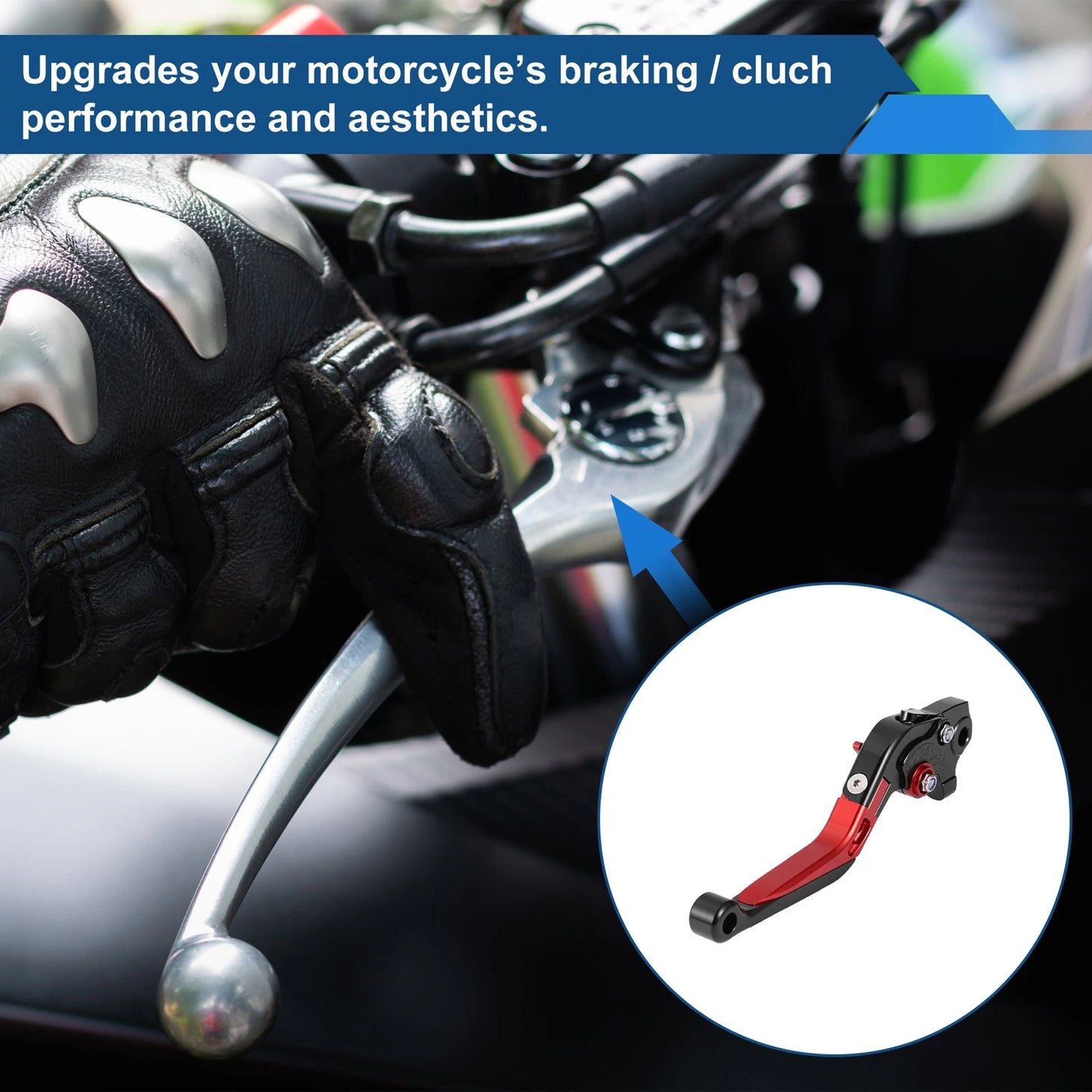 2 x Adjustable Short Long Brake Clutch Levers for Yamaha WR125X (2009–2015)