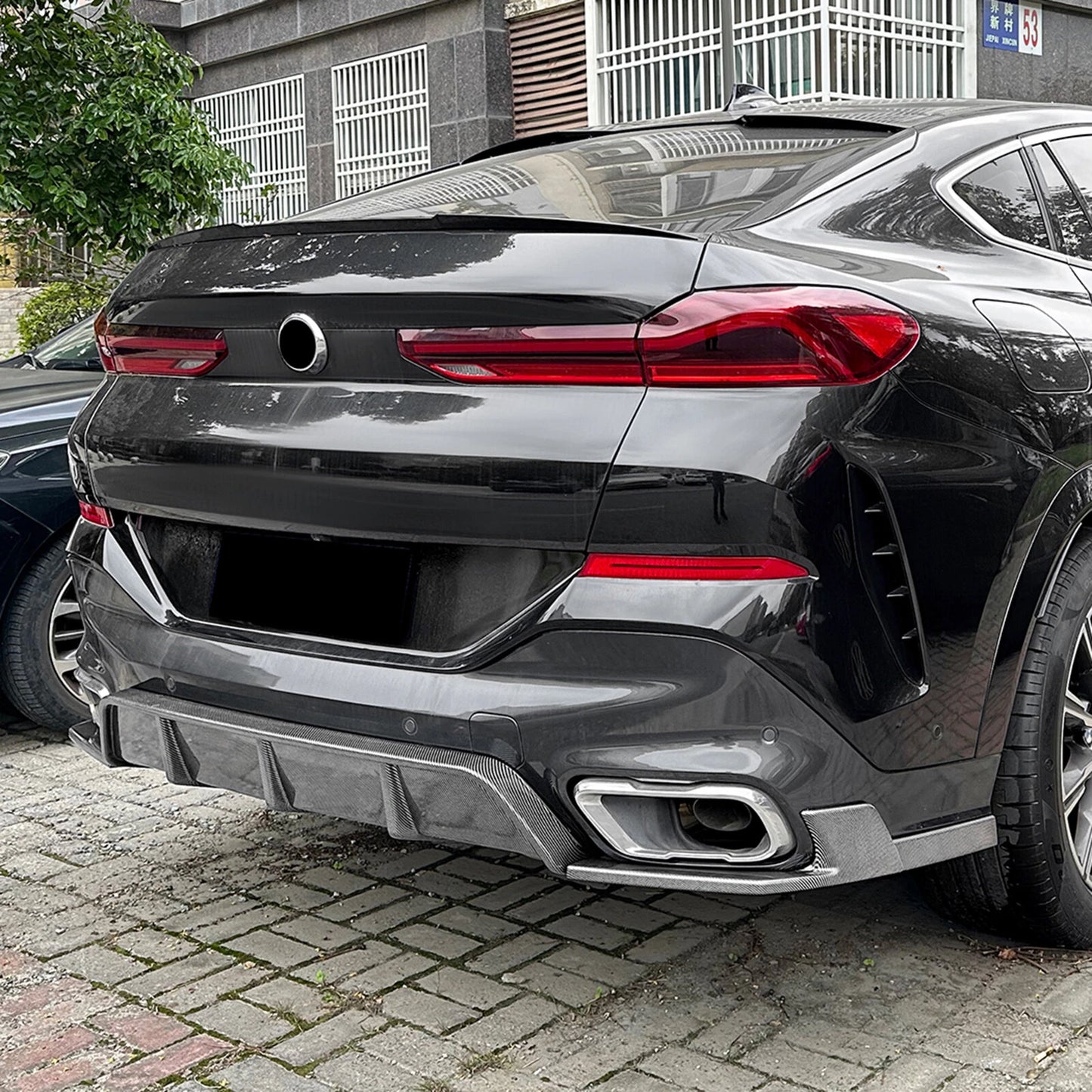 Rear Bumper Diffuser Lip Kit for BMW X6 G06 (2019-2024)