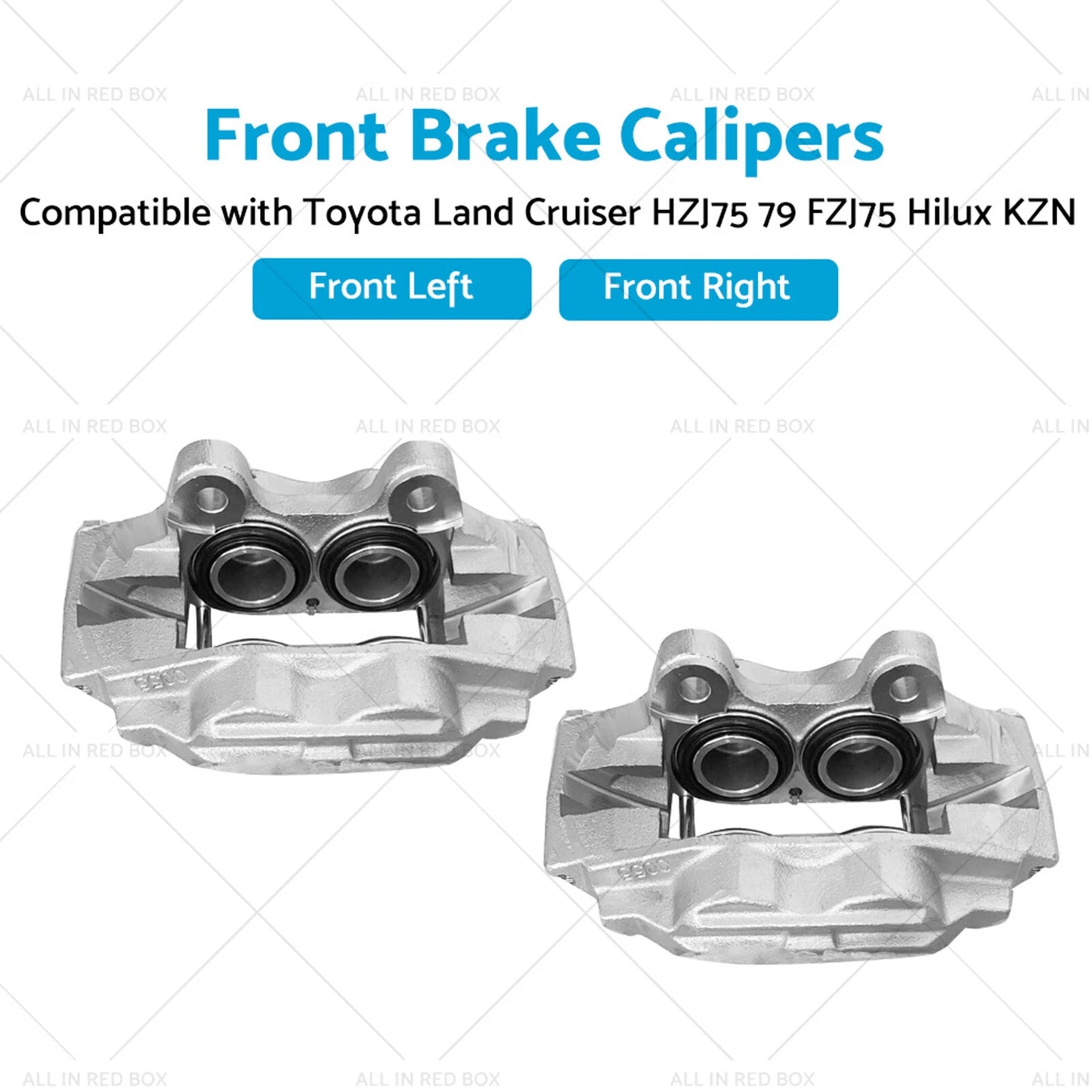Front Brake Calipers for Toyota Land Cruiser HZJ75 FZJ75 Hilux KZN (1984-2001)