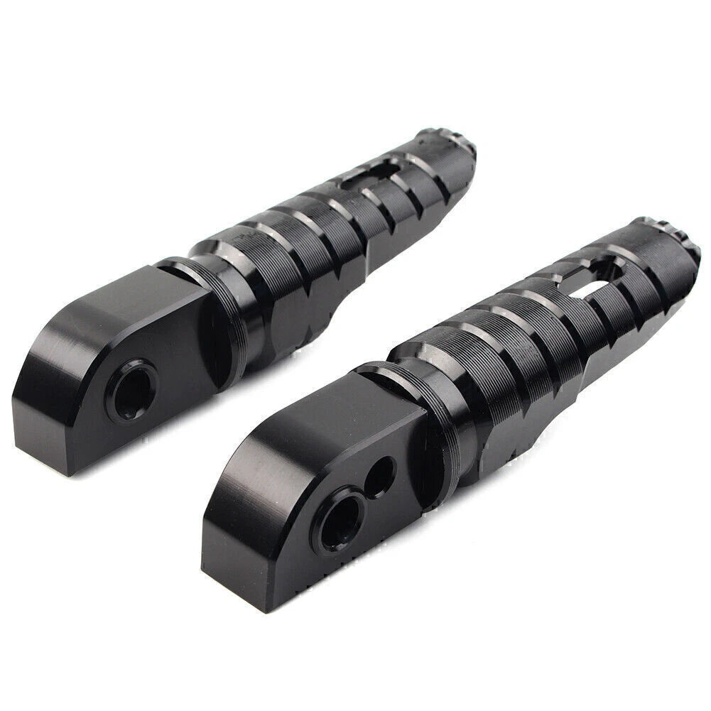 Black Aluminum Rear Footrests for Street Scrambler 900 T100 T120 (2016-2023)
