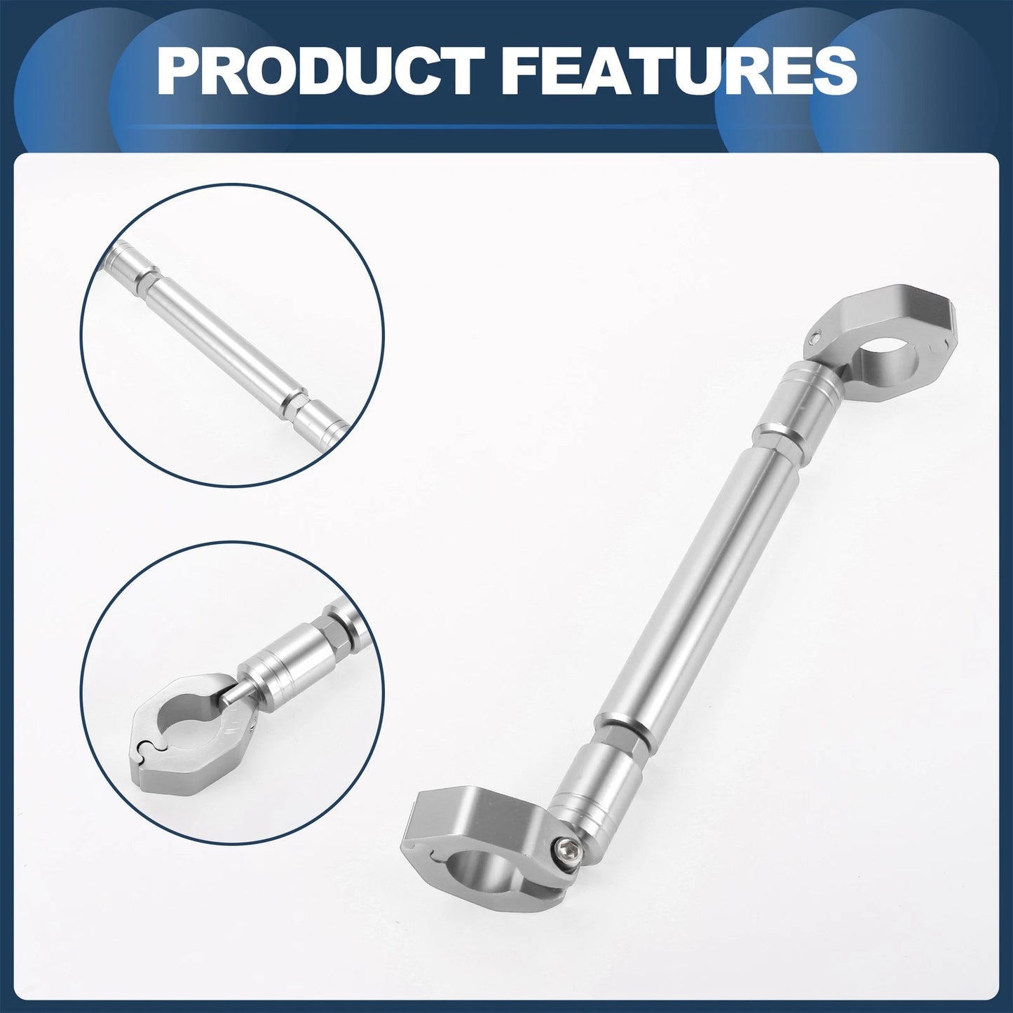Cross Bar / 31cm / Handlebars for Motorcycle