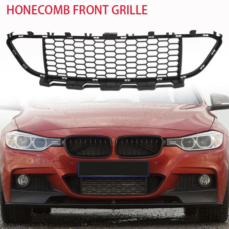 Front Bumper Center Lower Mesh Grille for BMW 3 Series F30 F31 F35 M Sport (2012-2018)