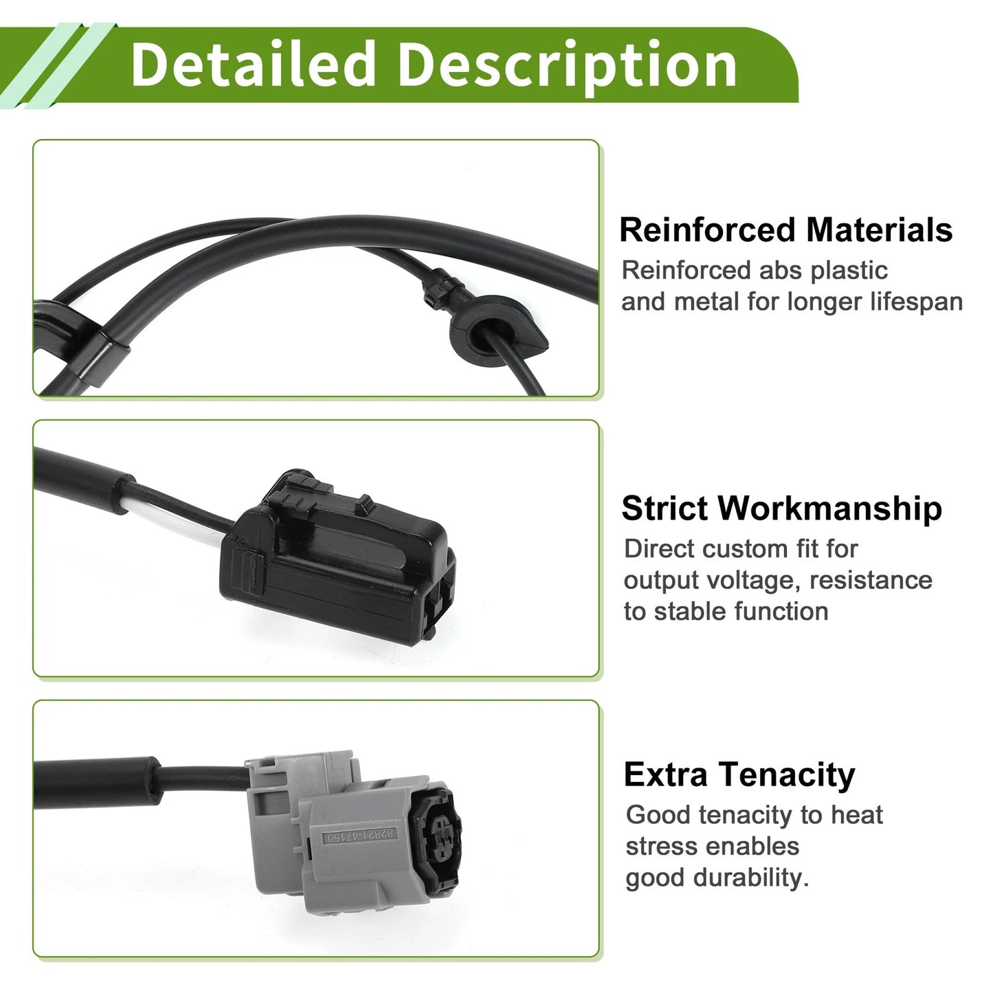 ABS Wheel Speed Sensor / 1 Pc / Rear Left for Toyota Camry