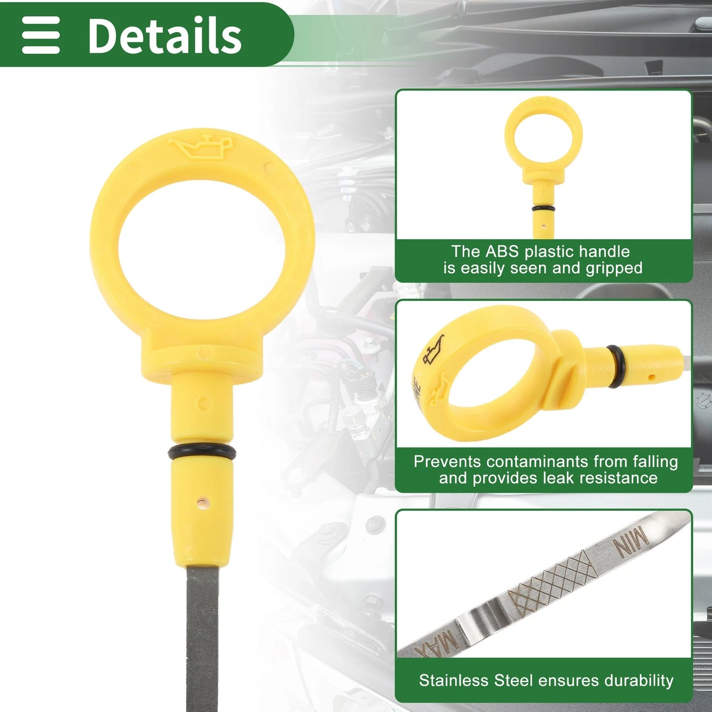 6 Cyl 3.8L Engine Oil Dipstick for Chrysler Pacifica (2005-2005)