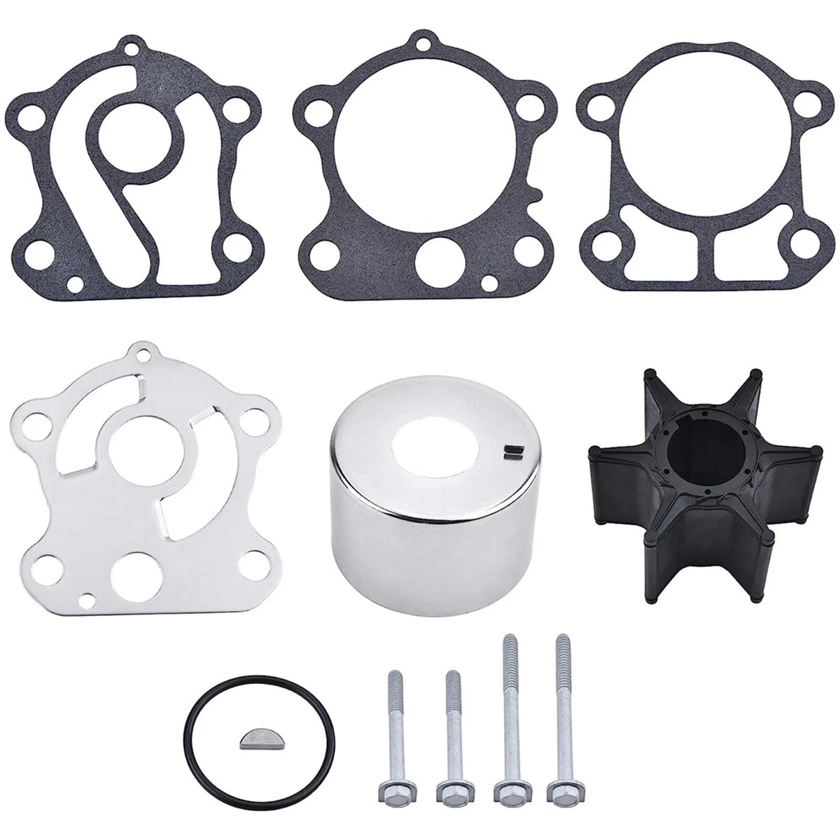 Water Pump Impeller Kit for Yamaha F75/F80/F90/F100 Outboards