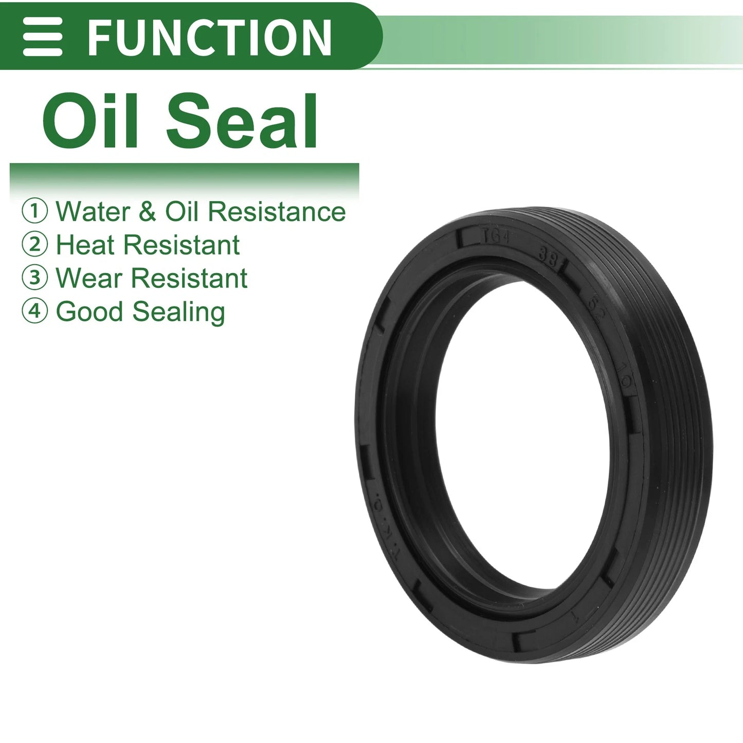 Oil Seal 38x52x10mm Seal Ring Rotary Shaft Seal NBR Rubber