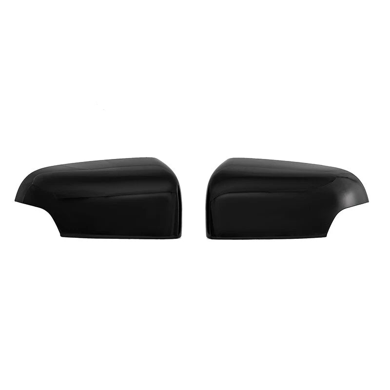 Gloss Black Rearview Side Mirror Cover Caps for Ford Ranger (2015-2022)