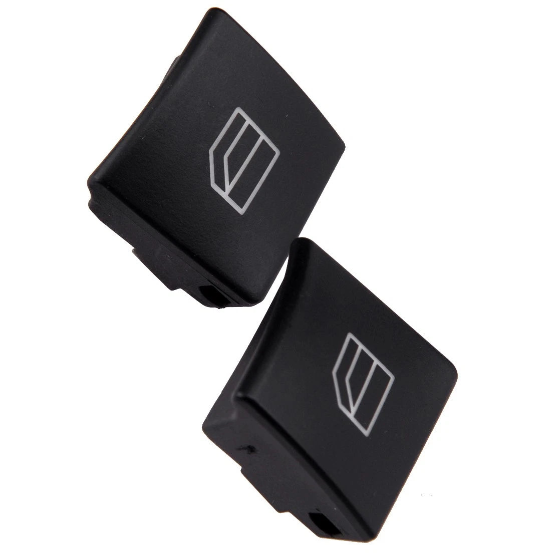 2 x Window Knob Button Covers for Benz C E C220 CLA GLK W204 W212 W166 (2007-2023)