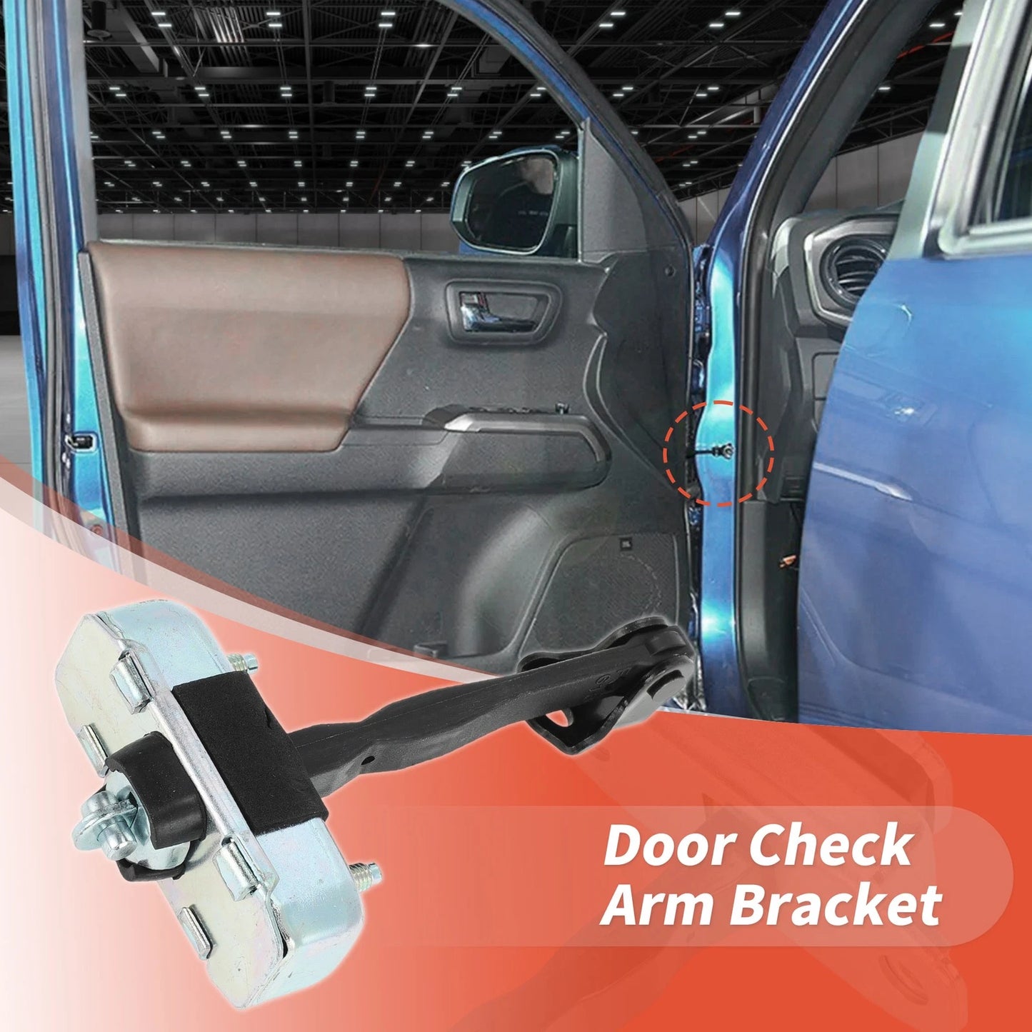 2 x Front LH RH Door Check Strap Limiter for Toyota Tacoma (2016–2023)