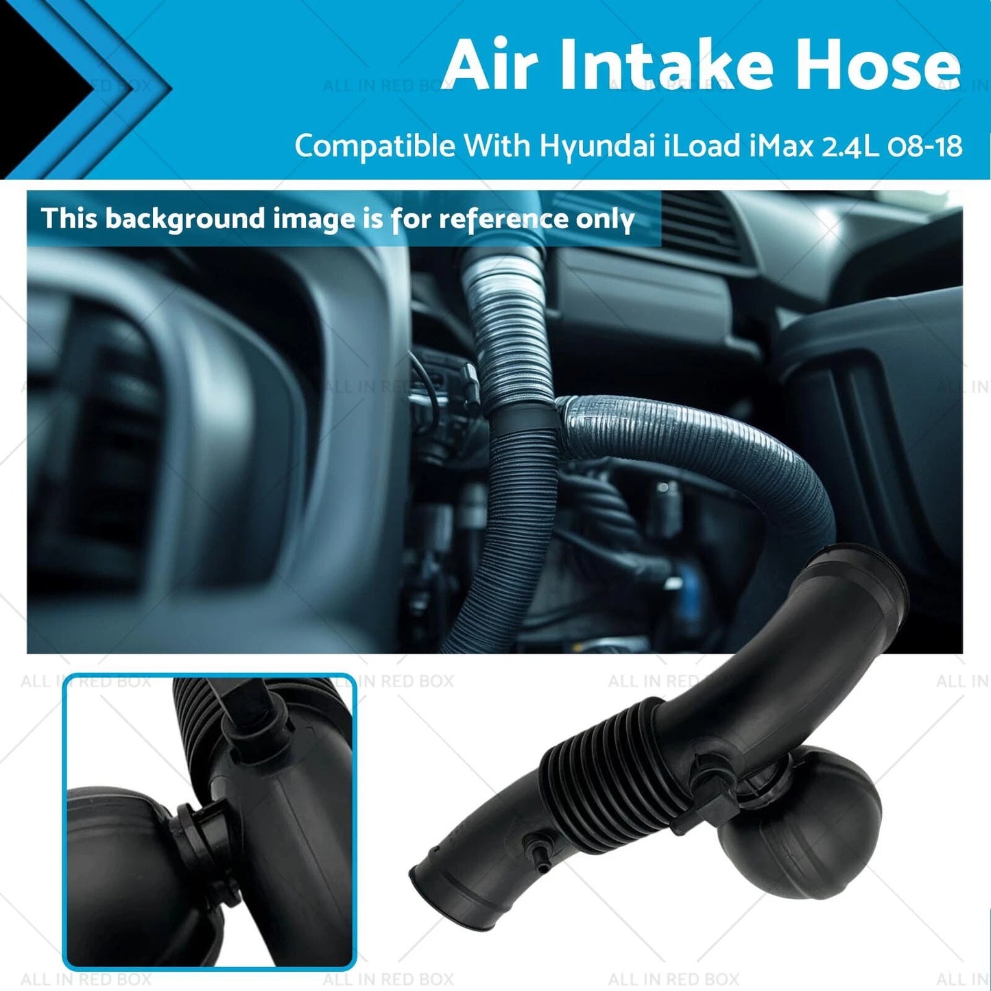 Air Intake Hose for Hyundai iLoad iMax Petrol 2.4L G4KC G4KG (2008-2018)