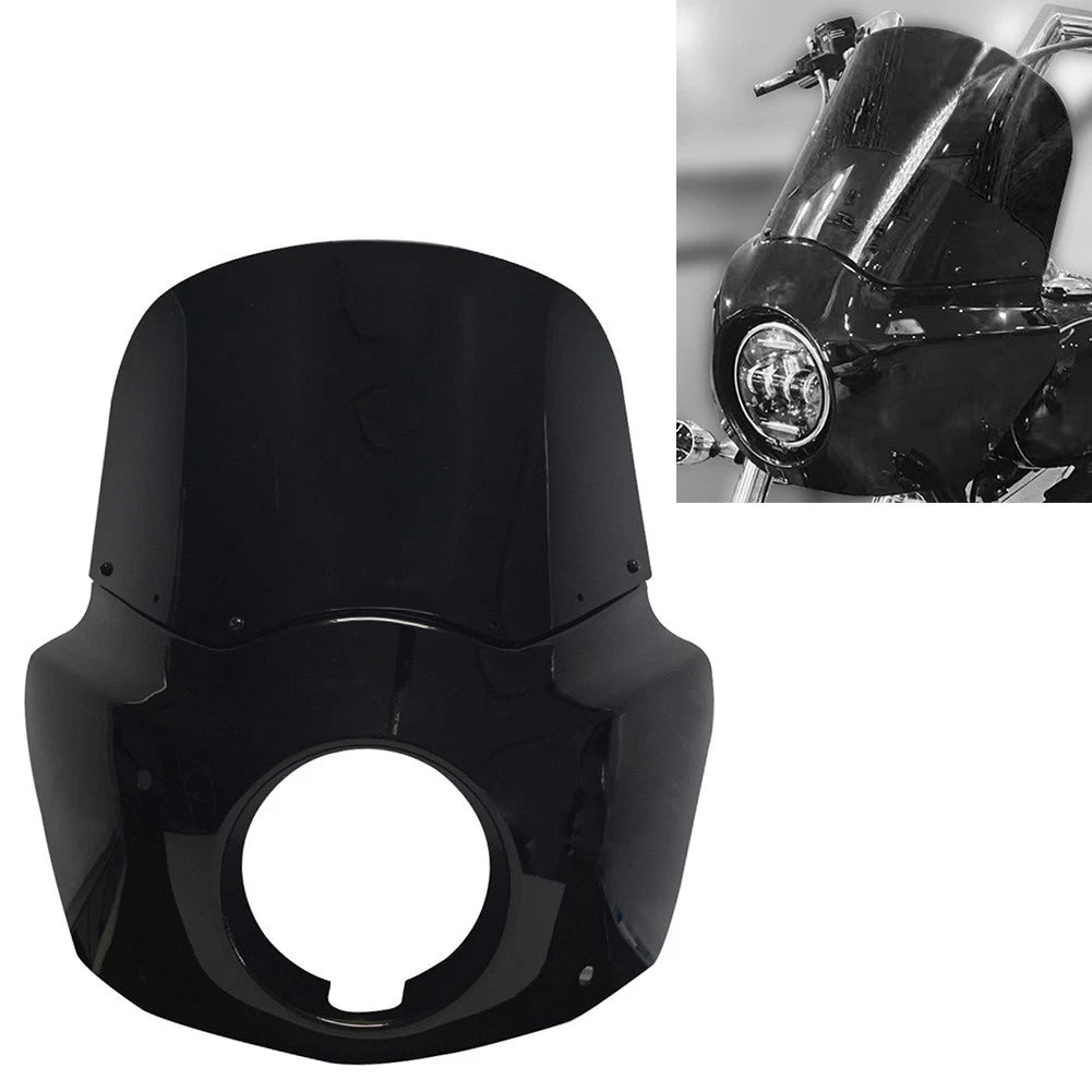 1PC 11" Headlight Fairing w/ Black Windshield for Harley Sportster 883 (11-22)
