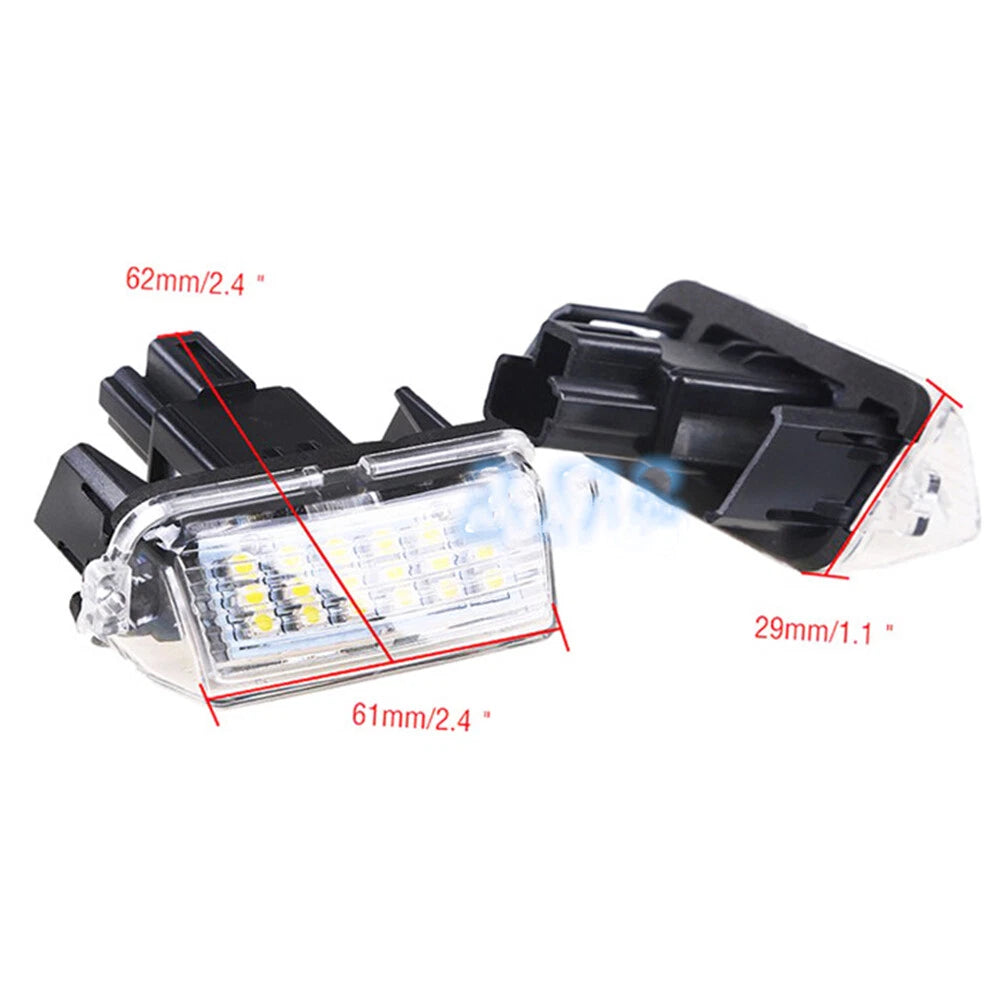 LED License Plate Light for Toyota Yaris (2012-), Camry (2013-)