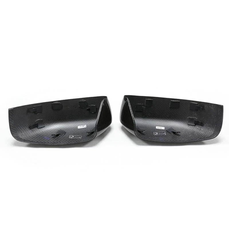 Dry Carbon Fiber Side Mirror Cover Caps Replace for Maserati Ghibli 2014-2016