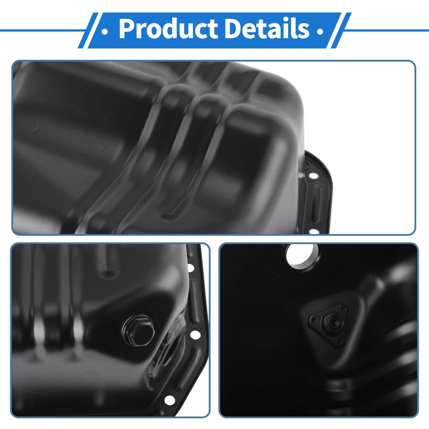 1 Pcs Engine Oil Pan for GMC Savana 4500 Iron (2010-2016)