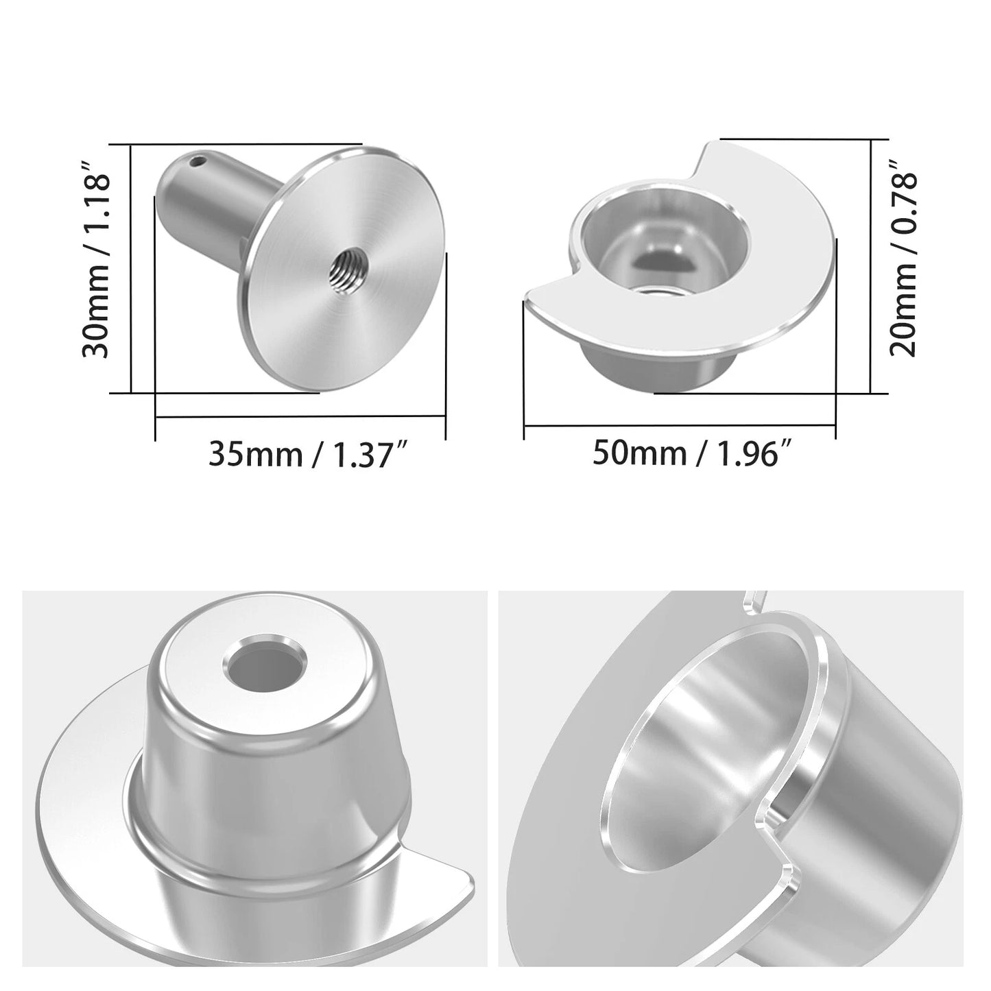 Seat Receptacle Latch Pin Kit for Yamaha YFZ450X (2010-2011) YFZ450R (2012-2022)