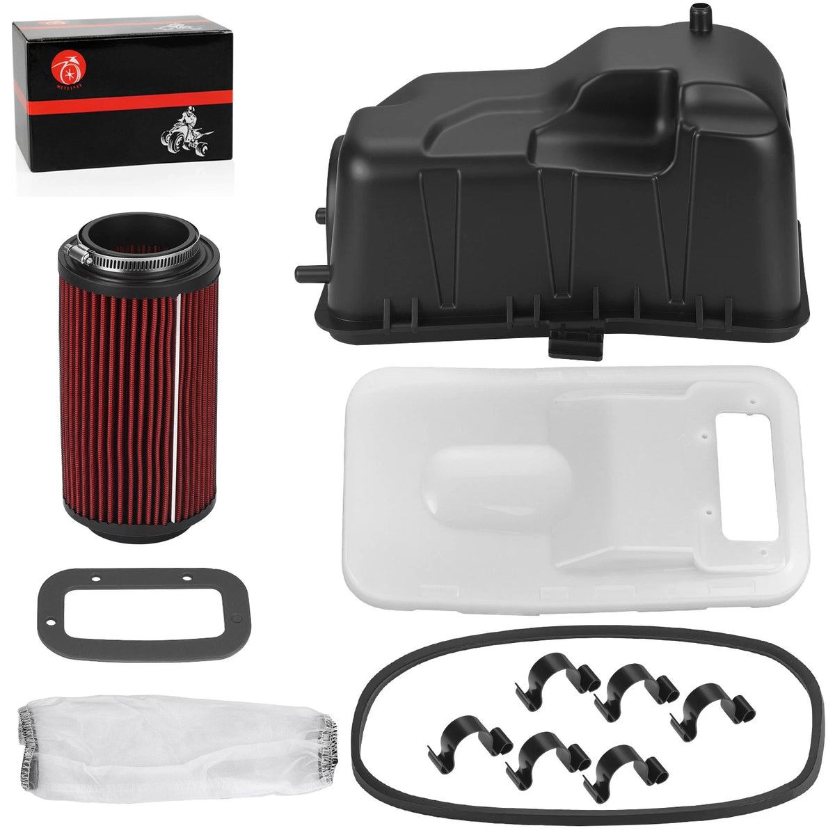 Air Filter Box Lid Cover & Clip Kit for Polaris Worker 500 2001-2002 6X6