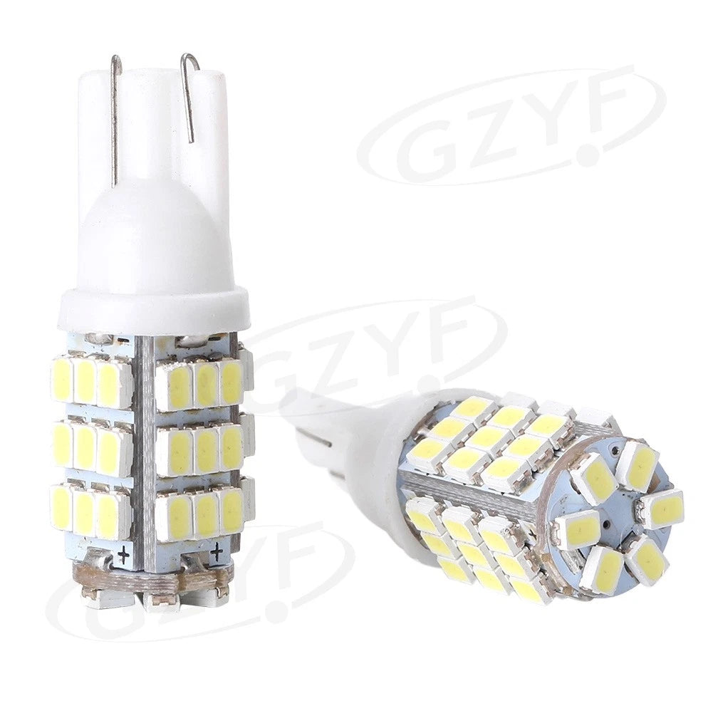 White 12V T10 168 Xenon LED Backup Reverse Lights for Car (6000K)