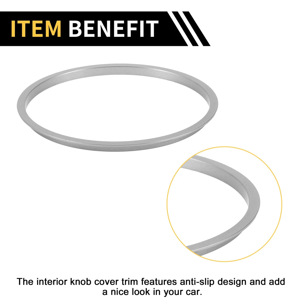 AC Vent Dashboard Decoration Rings 1 Set for Toyota Tacoma (2016-2023)