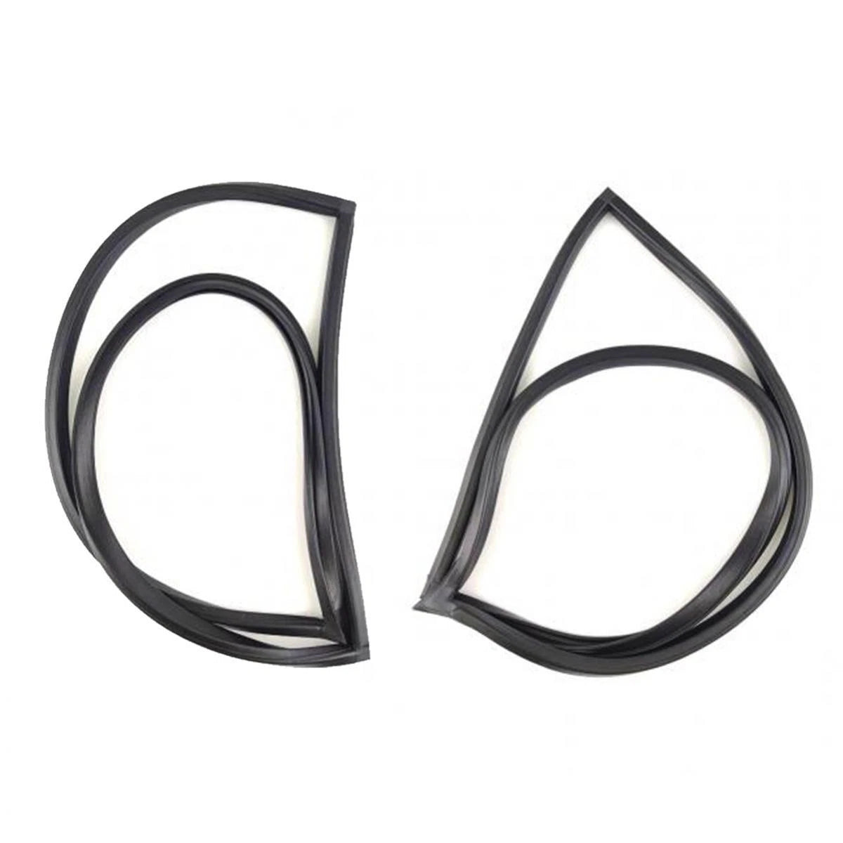 Side Window Quarter Rubber Pair Fits Datsun Bluebird 510 2D Sedan 1967-72 D06