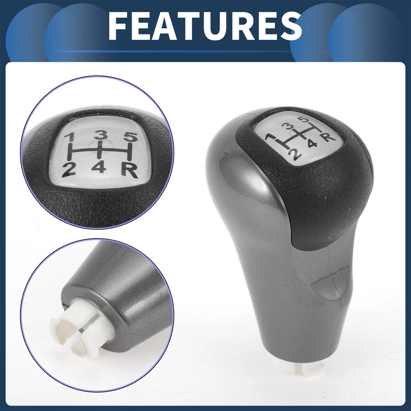 5 Speed Manual Gear Shift Knob for Honda Civic (2006-2011)