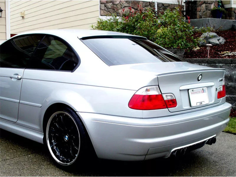 Boot Lip Spoiler for BMW E46 Sedan Coupe M3 Titan Silver (2000-2006)