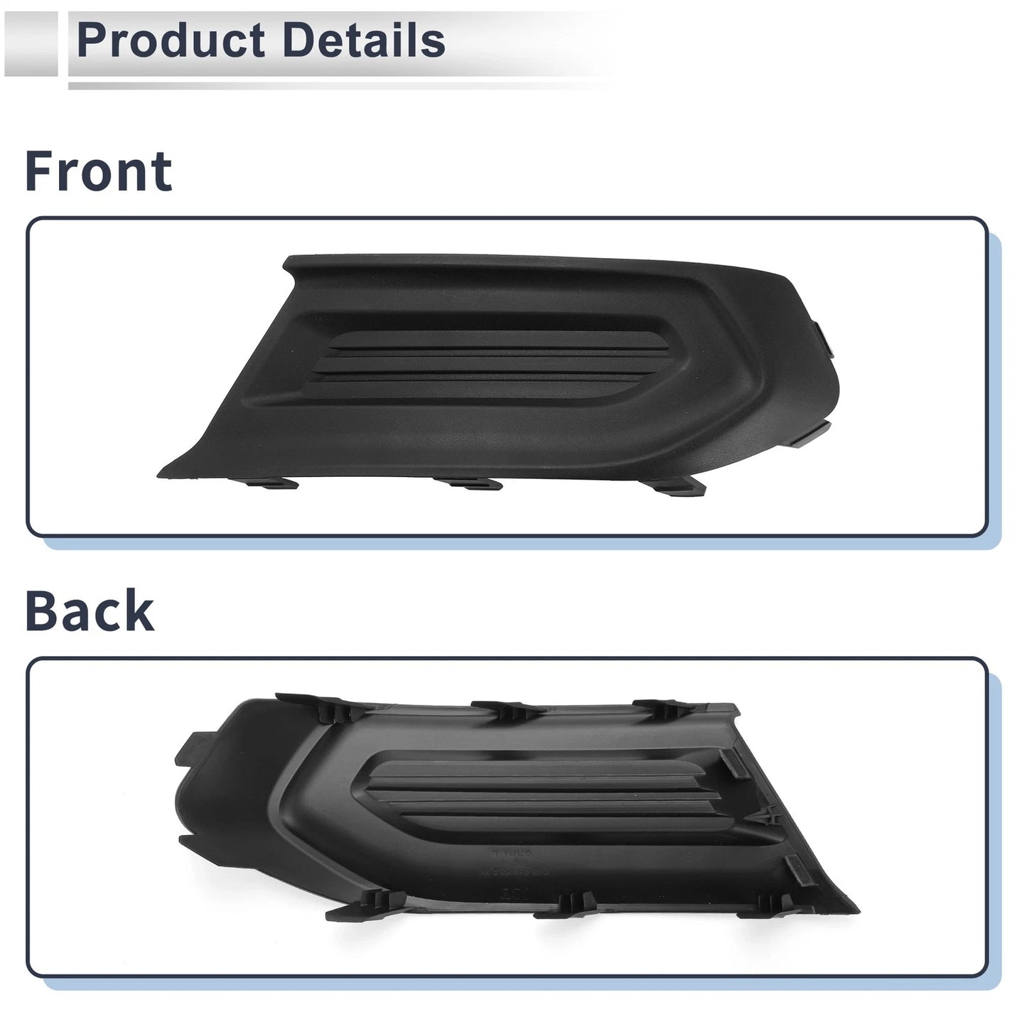 Front Left Fog Light Grill for Ford Escort (2015-2019)
