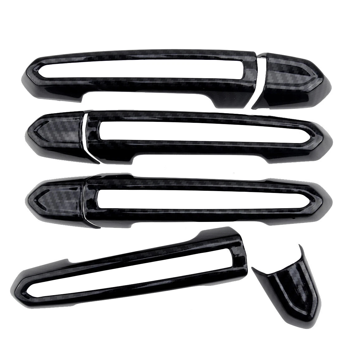 8x Black Door Handle Cover Trim for Cadillac ATS, XTS, CT6, XT4, XT5, XT6 (13-20)