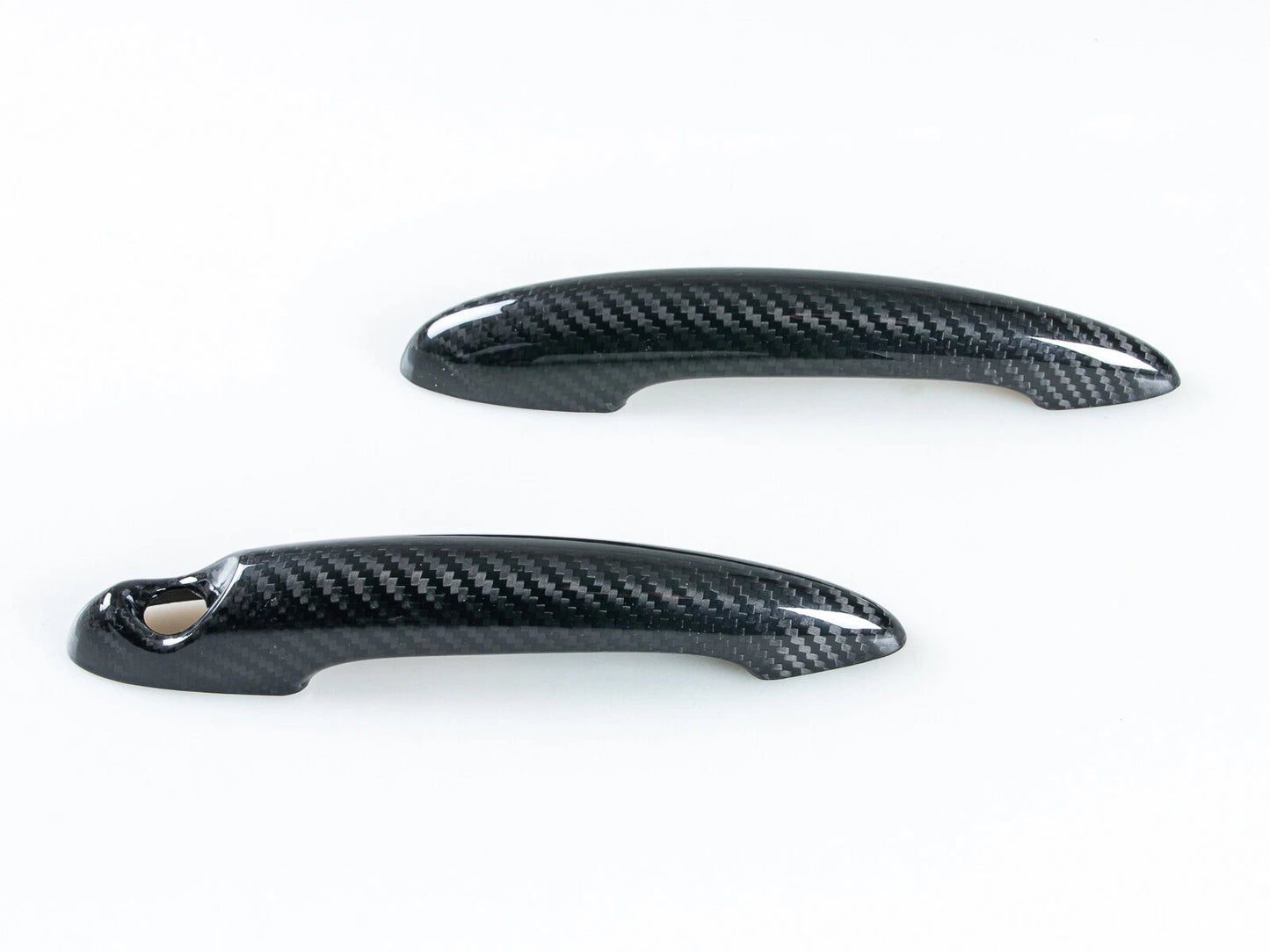 2 x Carbon Outer Handle Covers for Mini Cooper R50 R52 R55 R56 R57 R61 (2001-2020)