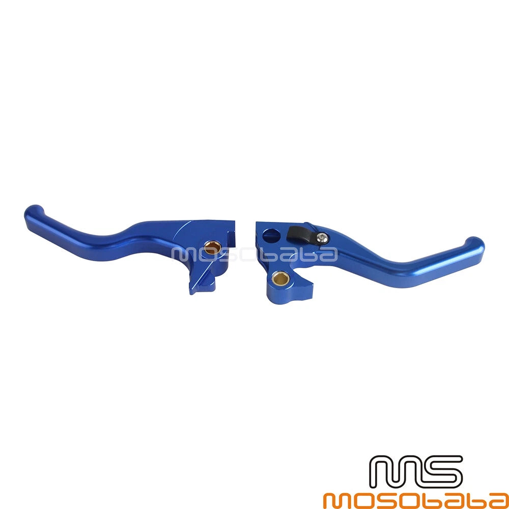 3 Finger 5.3'' Brake & Clutch Levers Blue for Harley Sportster (2007-2023)