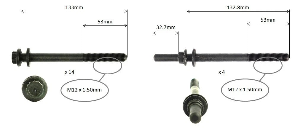 Head Gasket + Head Bolts for Nissan Patrol GU Y61 TY61 ZD30 ZD30DDTI CRD