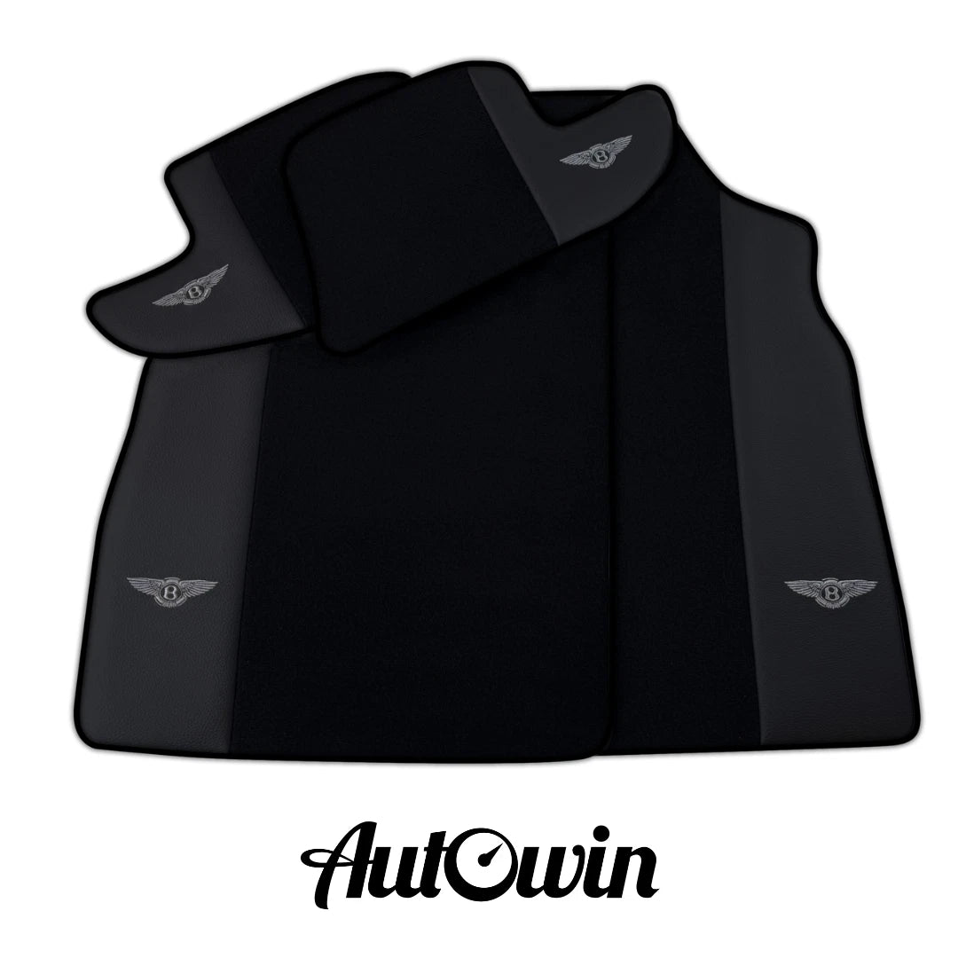 Black Floor Mats for Bentley Continental GT 2018-2023 - AutoWin Brand