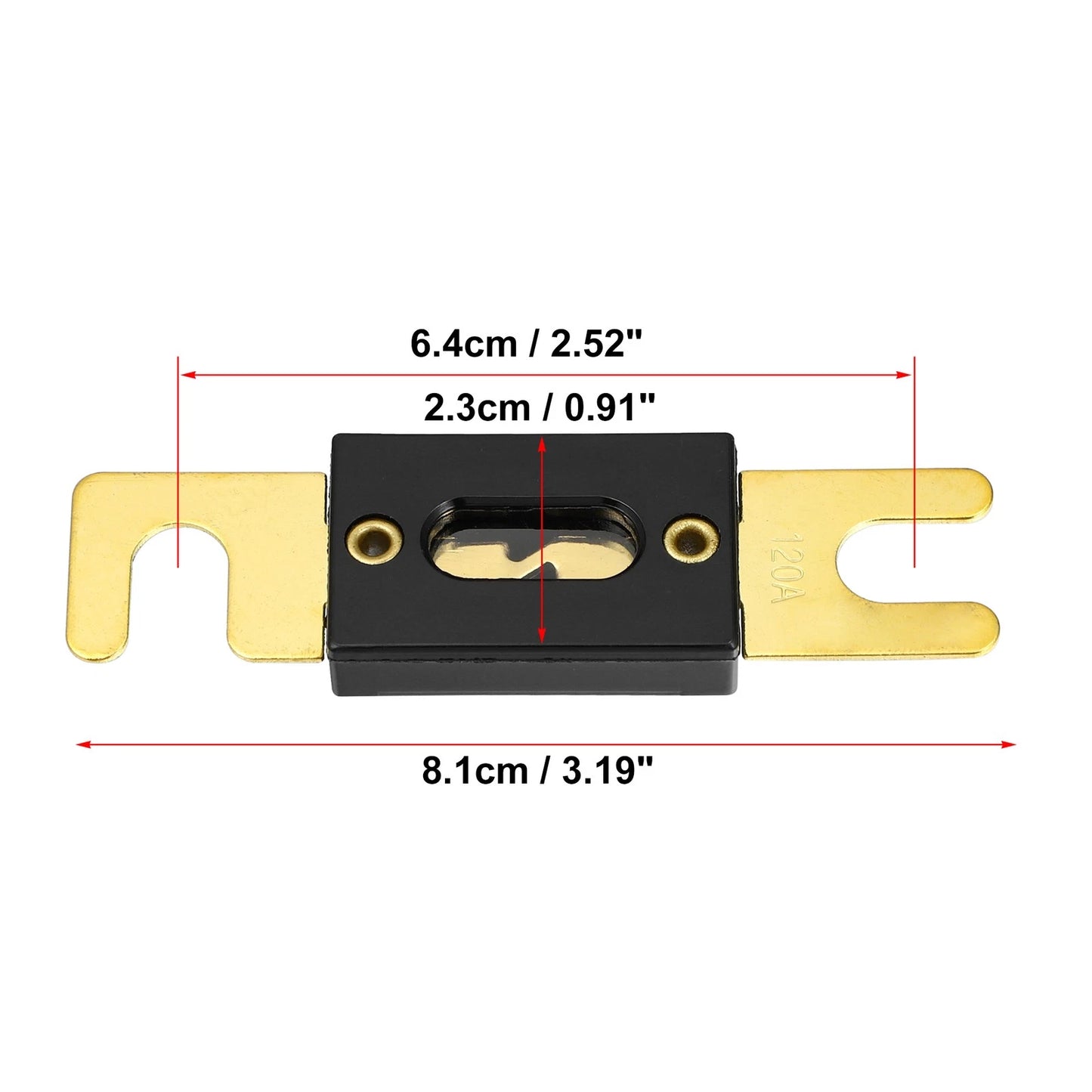 2 x Fuse ANL Fuses for Car, Truck, Motorcycle, Boat, Audio CDs
