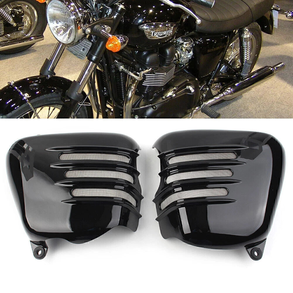 Gloss Black Battery Side Cover for Triumph T100 SE ACE Thruxton 900 Scrambler (2001-2015)